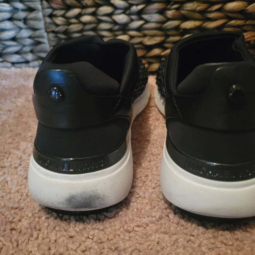 Michael Kors Black Slip-On Footwear - Picture 4 of 5